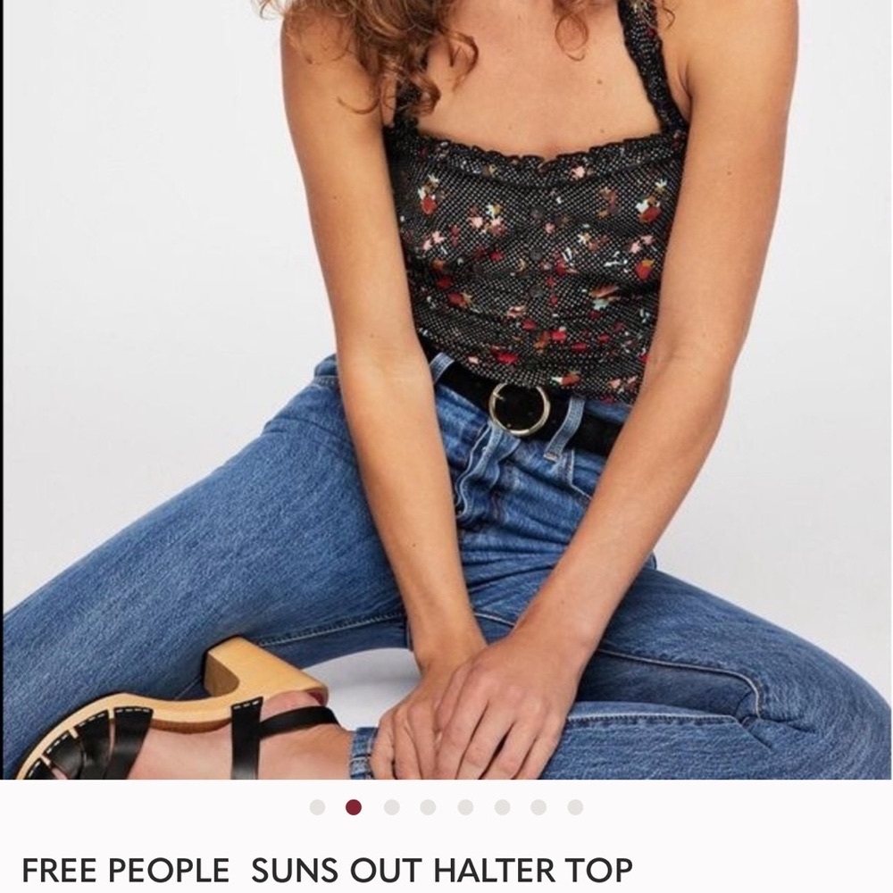 Free People - Suns Out Halter Top - NEW!
